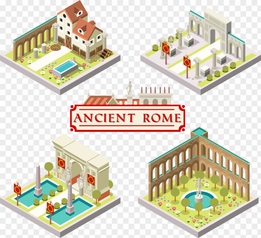 Park Design Three-dimensional Vector Explore Game Isometric Graphics In Video Games And Pixel Art Tile-based Building PNG