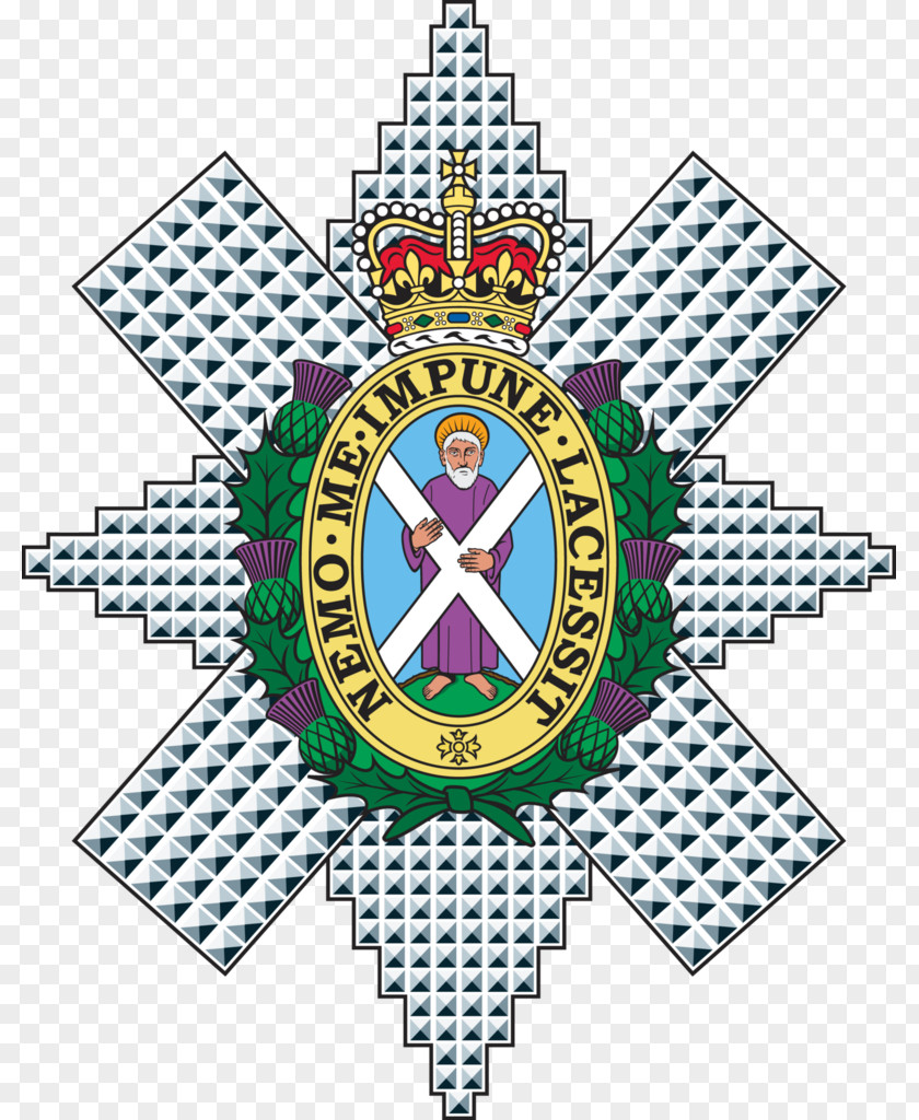 United Kingdom Black Watch Regiment Badge Emblem PNG