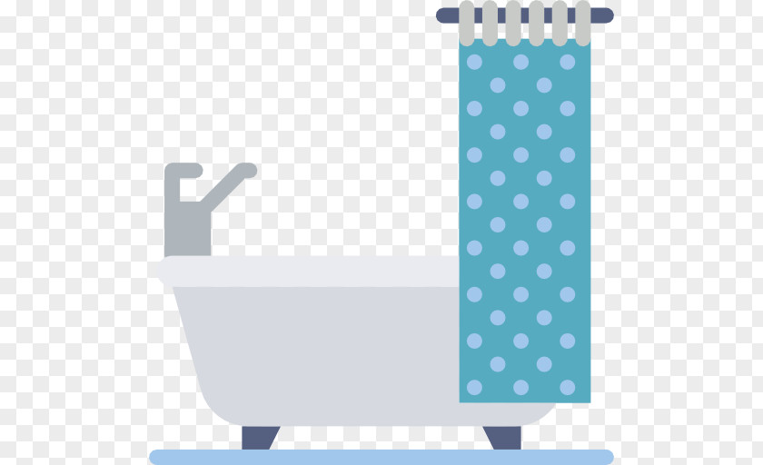 A Light-colored Bathtub Bathroom Shower Douchegordijn Icon PNG