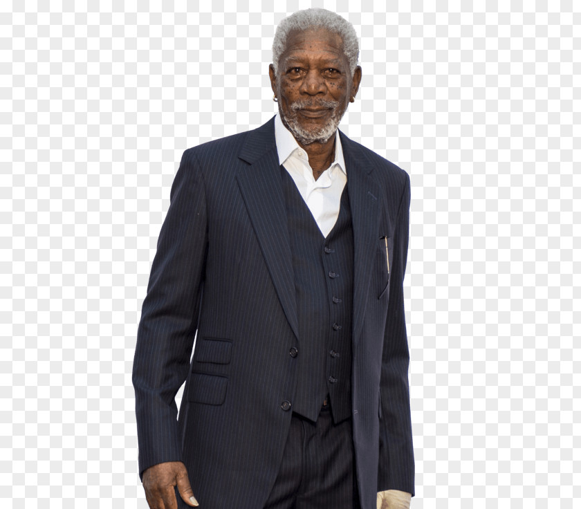 Actor Morgan Freeman Sport Coat Blazer Clothing PNG