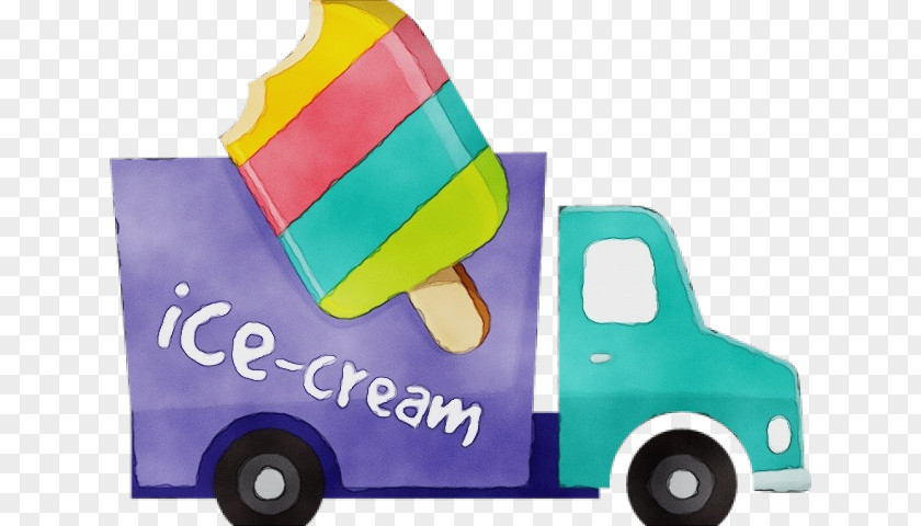 Toy Vehicle Ice Cream Background PNG