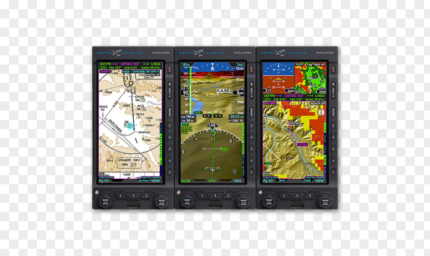 Aircraft Primary Flight Display Aspen Avionics Multi-function PNG