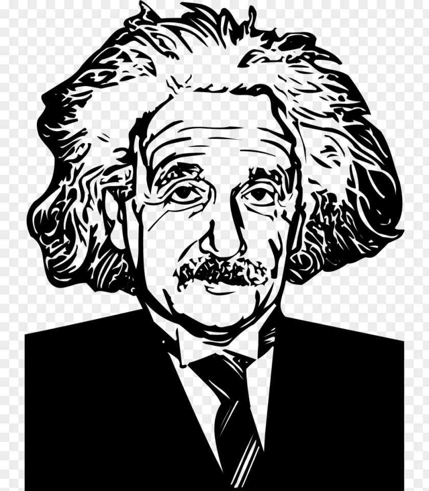 Albert Einstein Black And White Visual Arts PNG