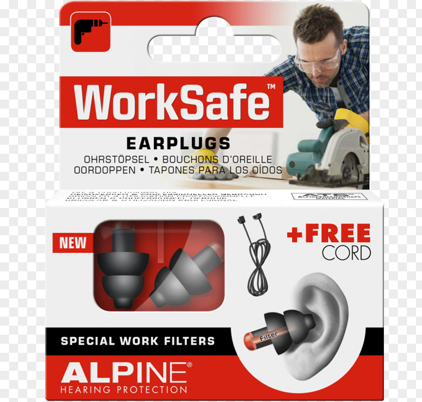 Ear Earplug Hearing Protection Device Alpine Noise PNG