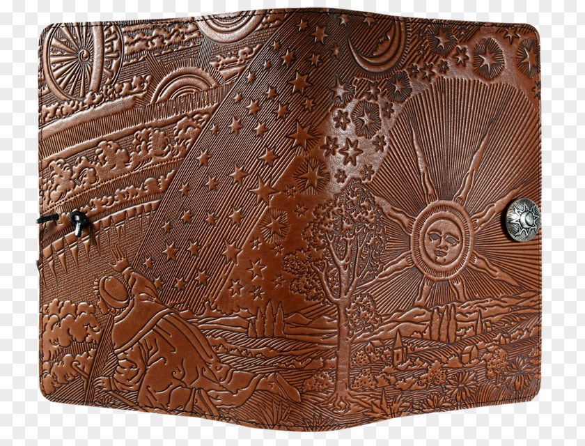 Leather Notebook Copper PNG