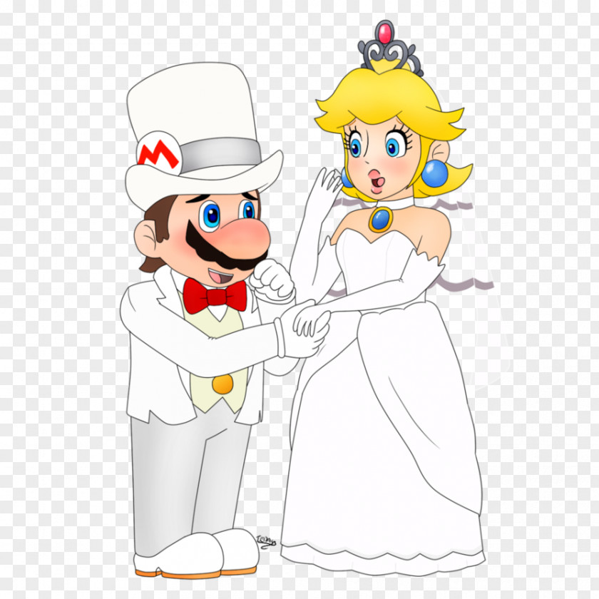 Mario Princess Peach Super Odyssey Marriage Wedding PNG