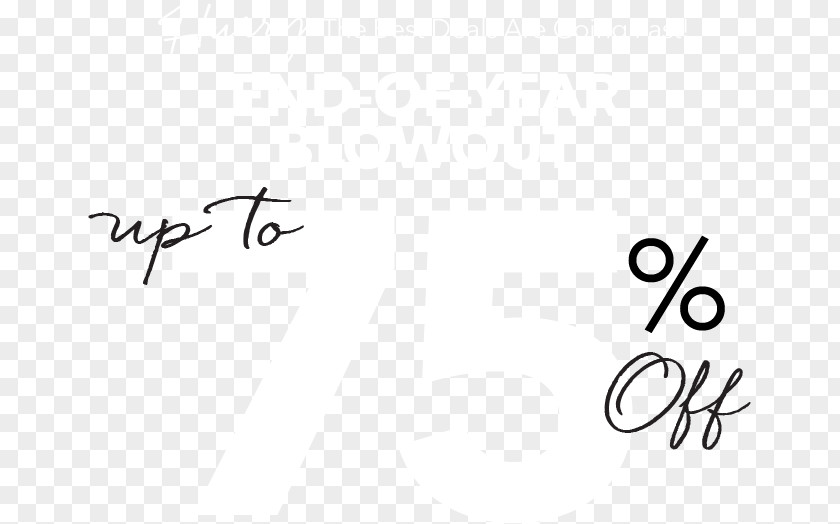 Year End Clearance Sales Brand Logo Handwriting Line PNG