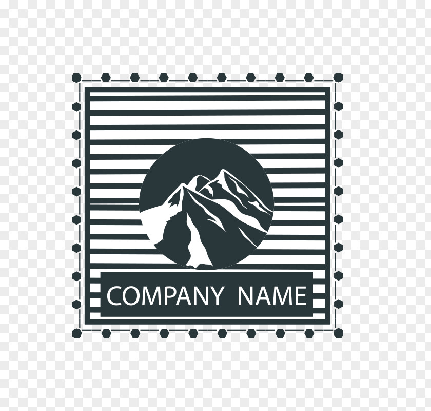 Logo Design Vector Graphics Postage Stamps Image PNG