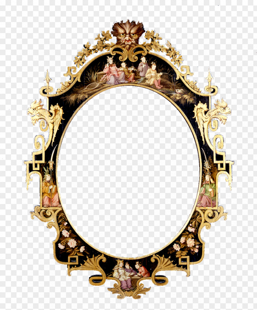 Mirror Picture Frames Chinoiserie PNG