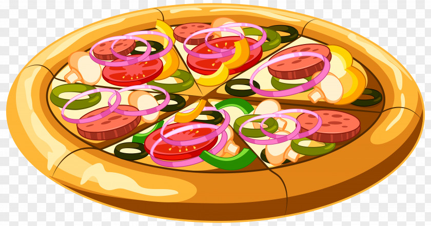 Pizza Dish Fast Food Clip Art PNG