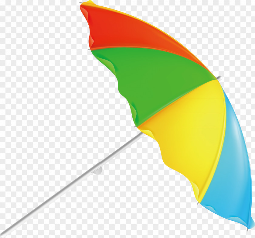 Colorful Umbrella Elements Rain Euclidean Vector PNG
