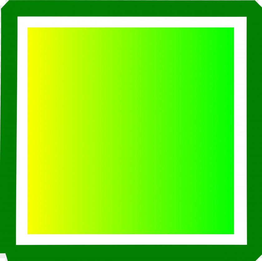 Square Green Clip Art PNG