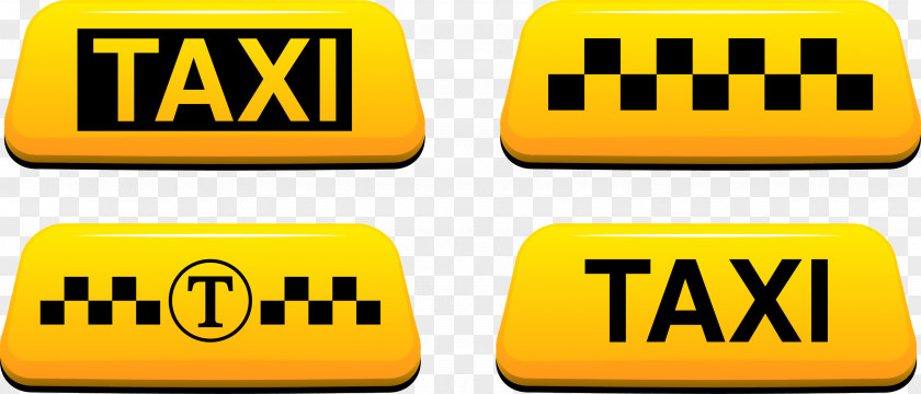 Taxi Top Vector Logo Symbol Icon PNG