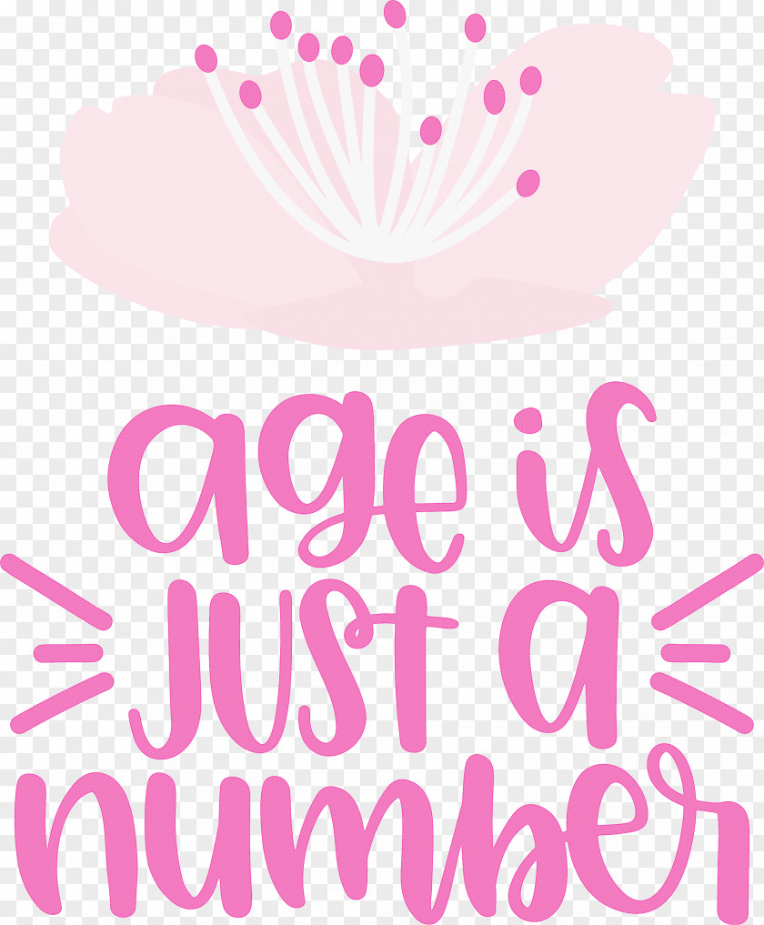 Birthday Age Is Just A Number PNG