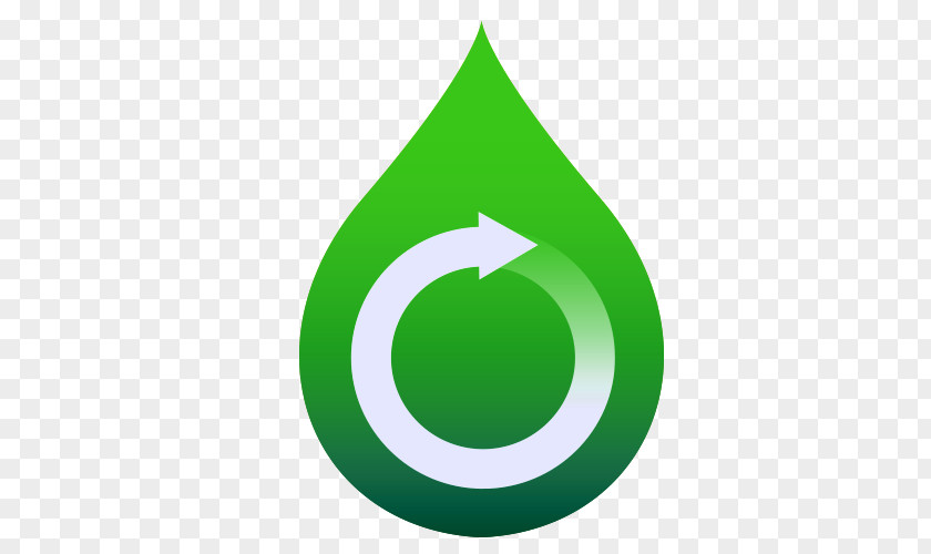 Green Water Droplets Paper Recycling Symbol Waste Energy PNG