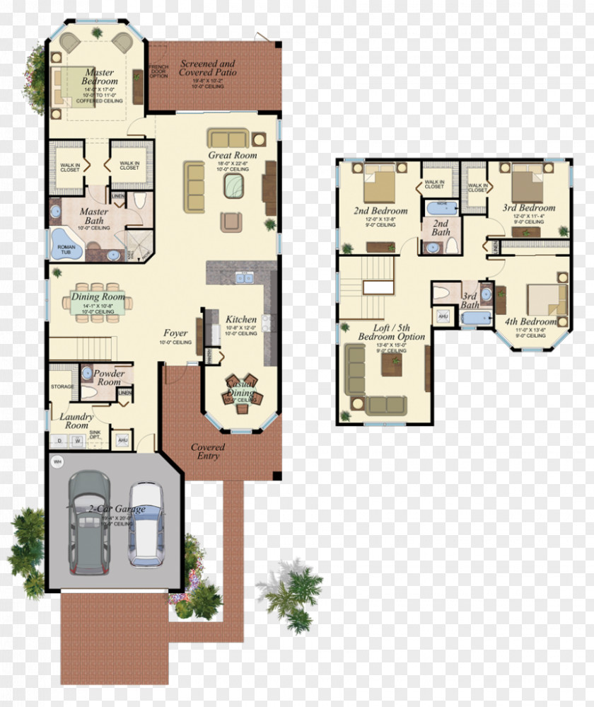 House Floor Plan Great Room PNG