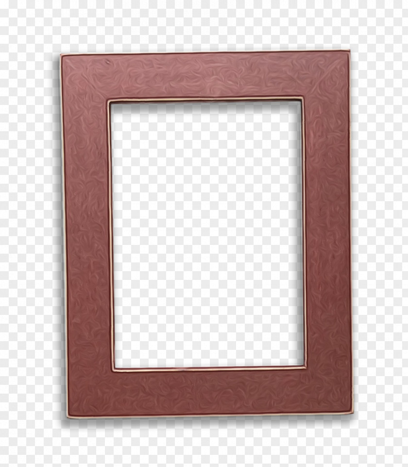 Rectangle Brown Background Frame PNG