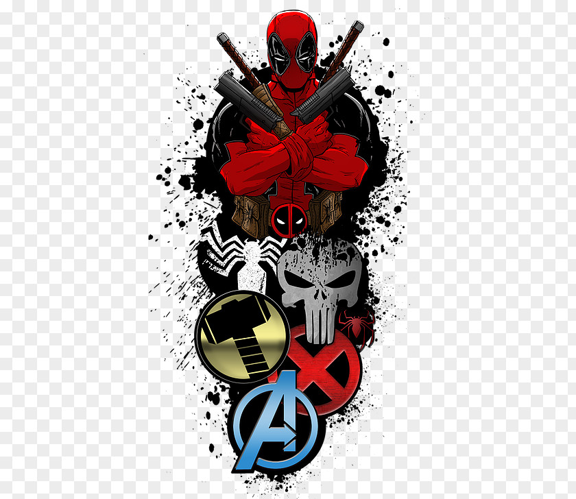 Tadpool Deadpool Superhero Graphic Design Desktop Wallpaper PNG