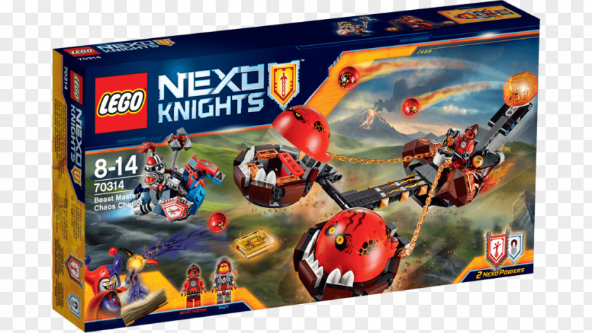 Toy LEGO 70314 NEXO KNIGHTS Beast Master's Chaos Chariot Lego Star Wars Minifigure PNG