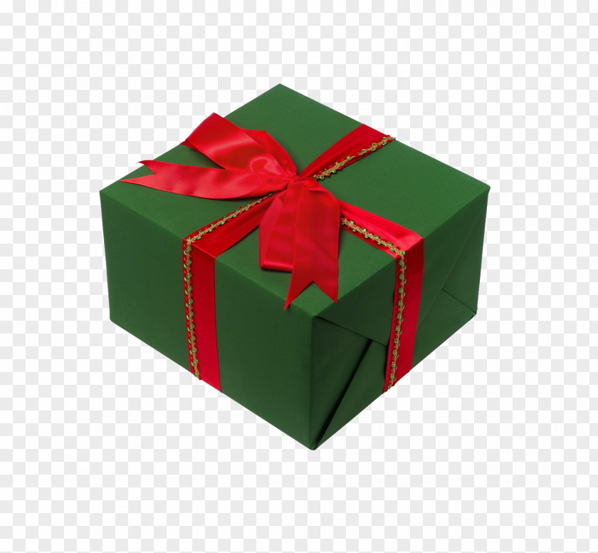 Gift Box Green Computer File PNG