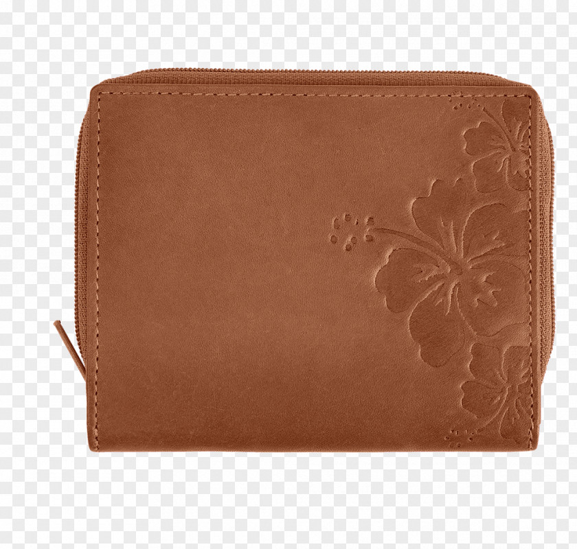 Motorhome Rosemallows Coin Purse Cognac Leather Handbag PNG