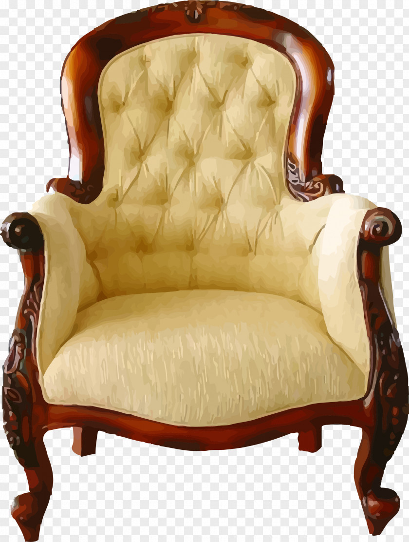 Vector Retro Chair Couch Euclidean Seat PNG