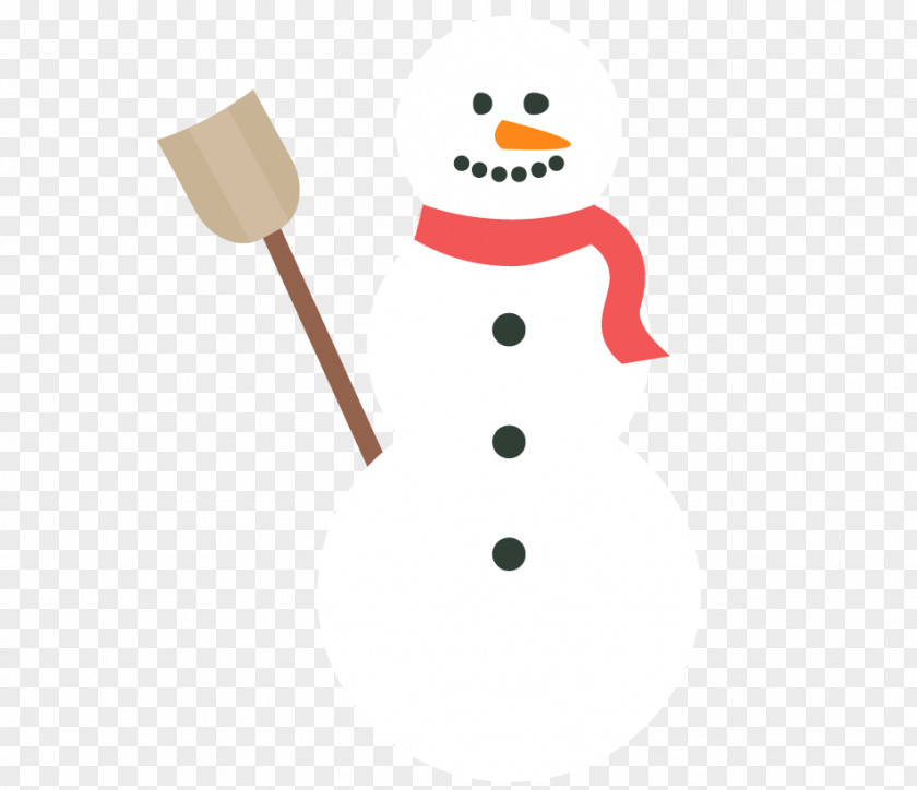 Vector Winter Snowman PNG