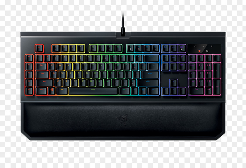Computer Keyboard Razer BlackWidow Chroma V2 Inc. Electrical Switches Gaming Keypad PNG