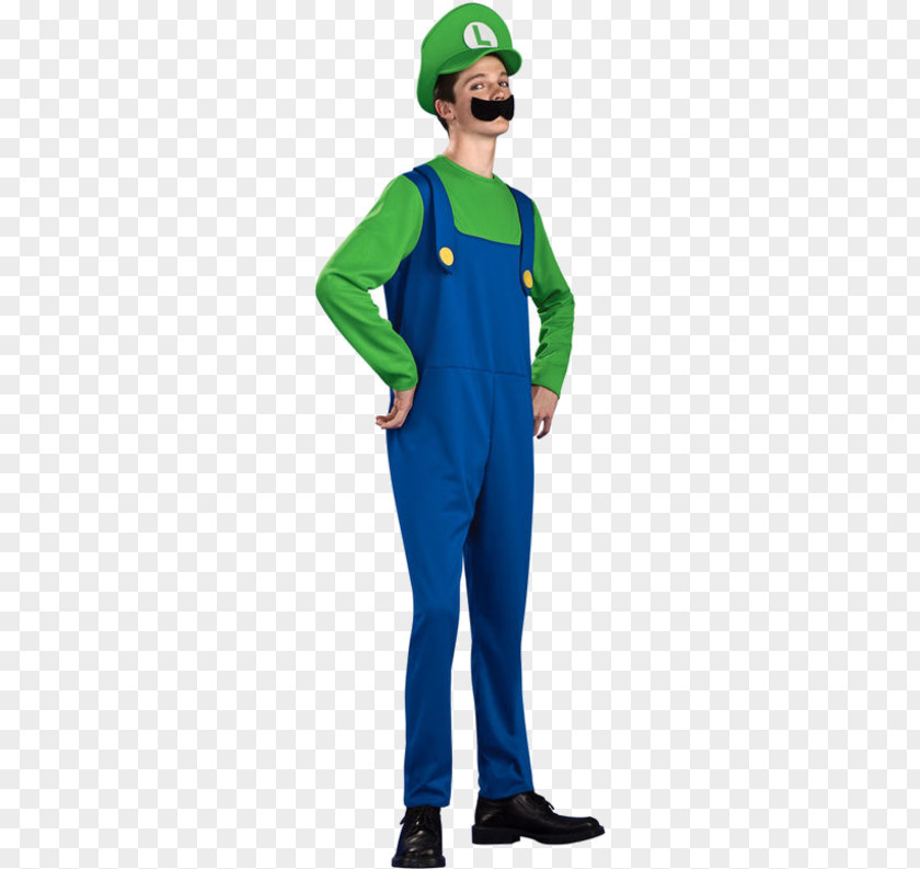 Mario Bros Super Bros. Luigi New Costume PNG