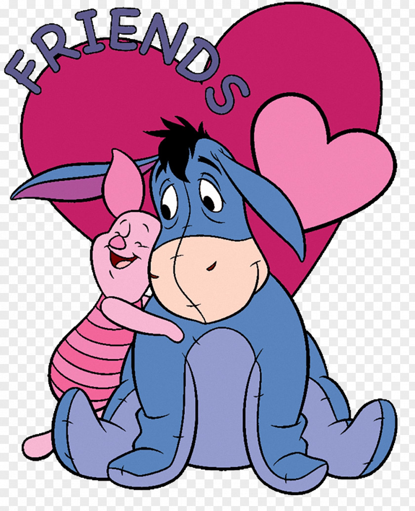 Q Version Of Winnie Piglet Eeyore Tigger Winnie-the-Pooh Clip Art PNG