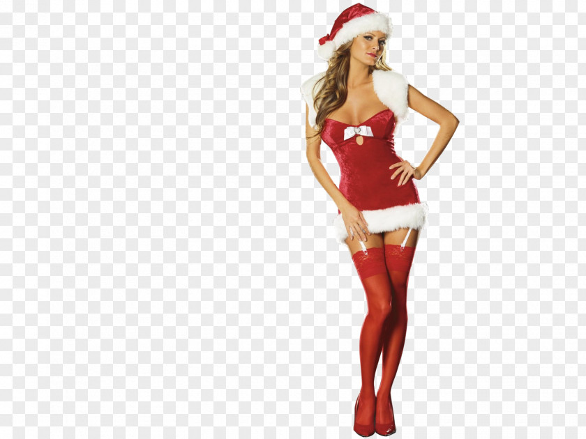 Santa Sleigh Costume Claus Christmas Clothing Dress PNG