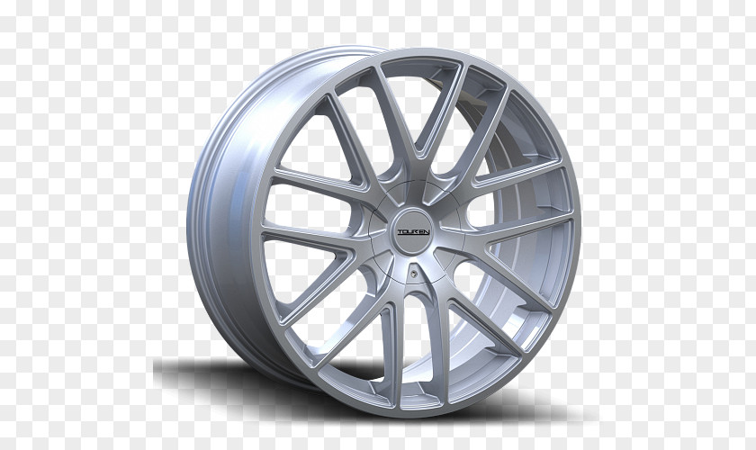 Silver Custom Wheel Rim Car PNG