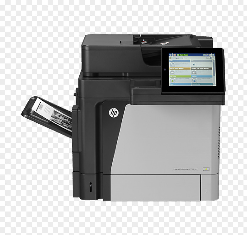 Automatic Document Feeder Hewlett-Packard HP LJ Enterprise M630h Mono MFP NO FAX A4 LaserJet Multi-function Printer PNG
