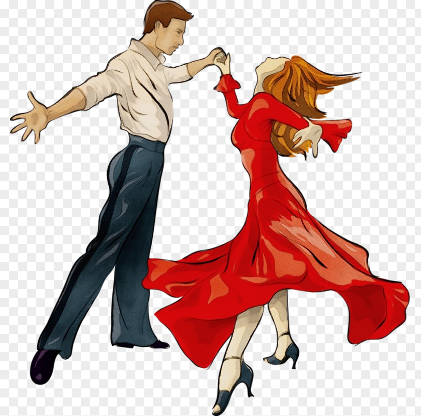 Cartoon Salsa Tango Dance Ballroom Latin Performing Arts PNG