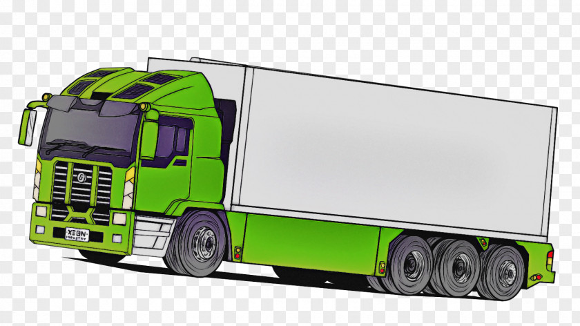 Land Vehicle Transport Truck Trailer PNG