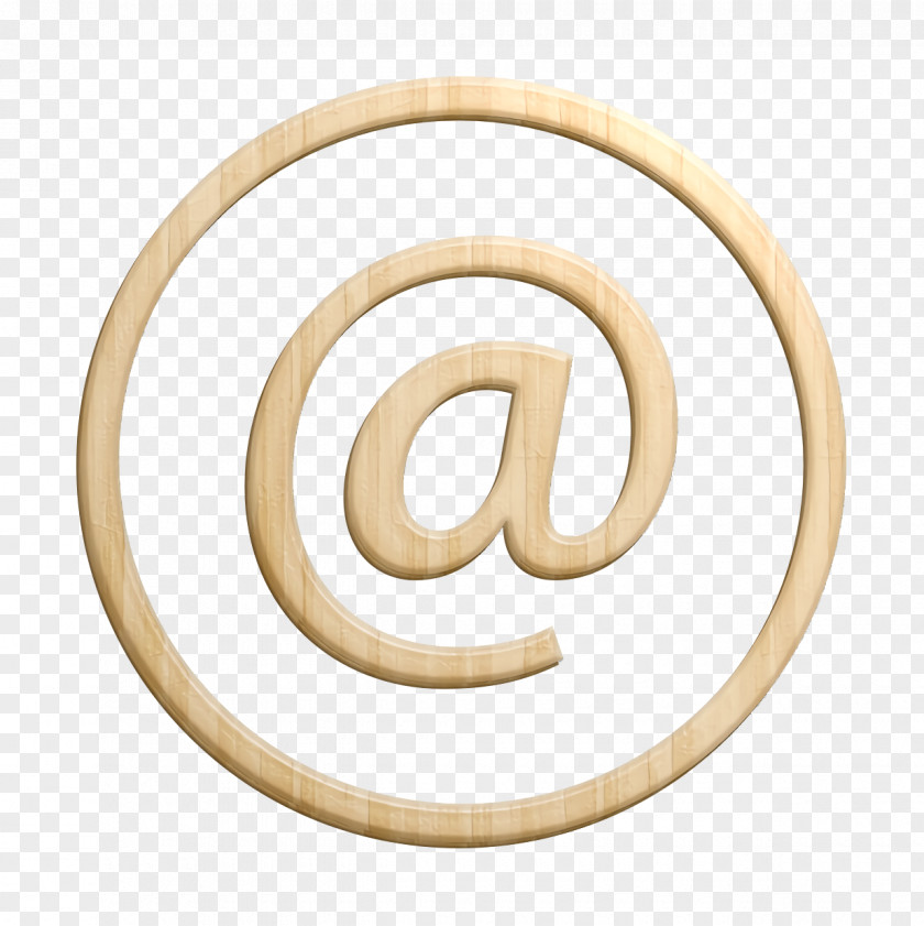 Number Metal Circle Icon Email Letter PNG