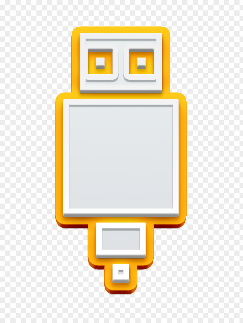 Picture Frame Rectangle Cable Icon Charging Connector PNG