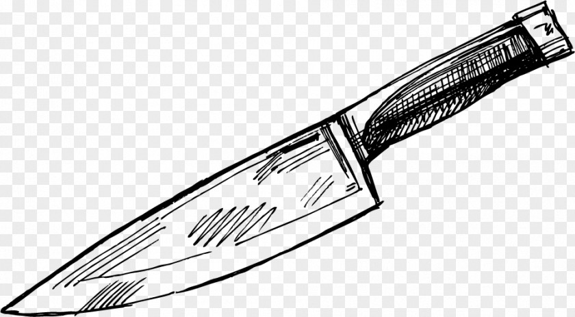 Sketch Kitchen Throwing Knife Drawing PNG