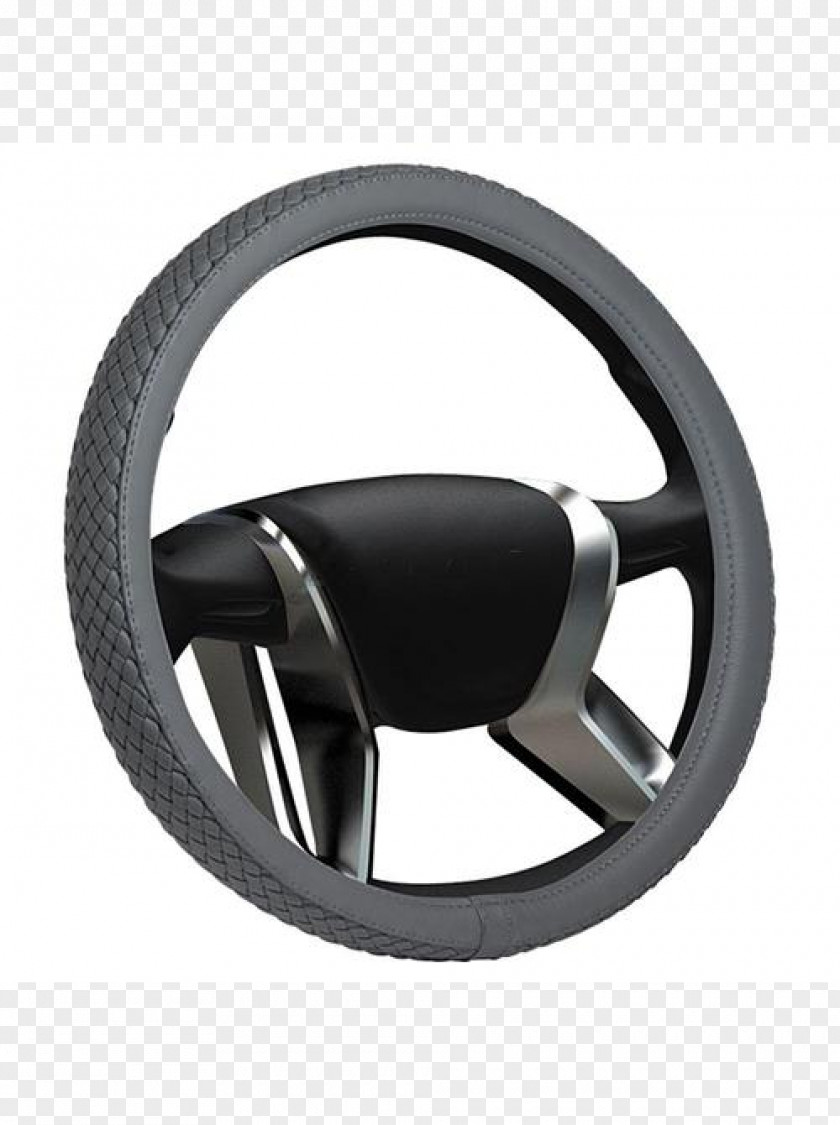 Steering Wheel Leather Alcantara Racing Car Grey PNG