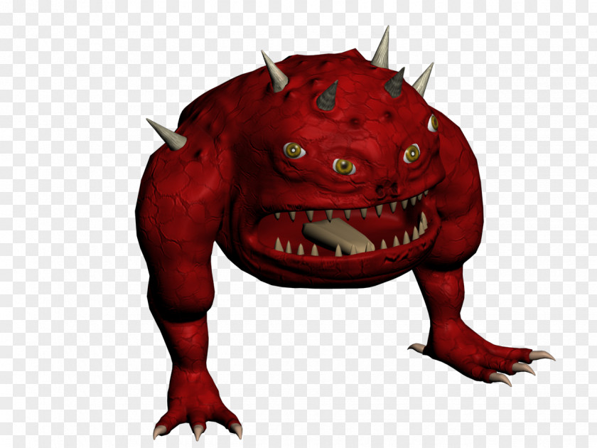 The Tip Of Tongue Toad Demon Cartoon Mouth PNG