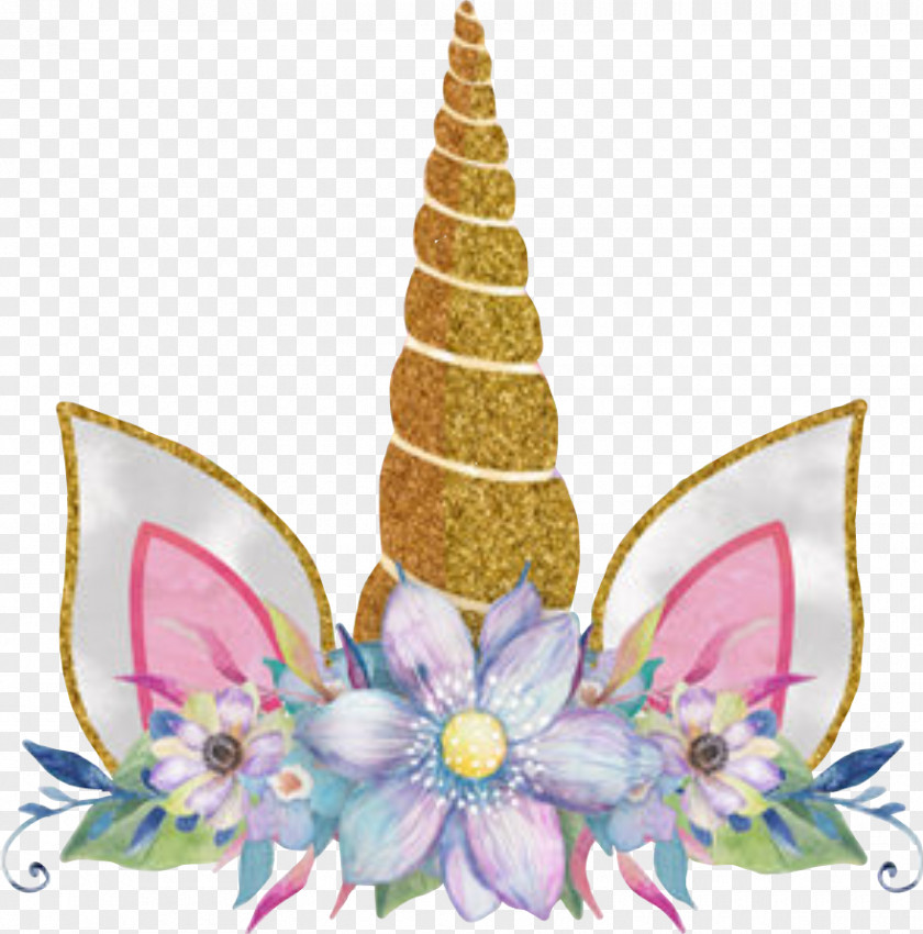 Unicorn Flower Clip Art PNG