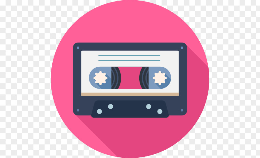 Audio Cassette Compact Magnetic Tape PNG