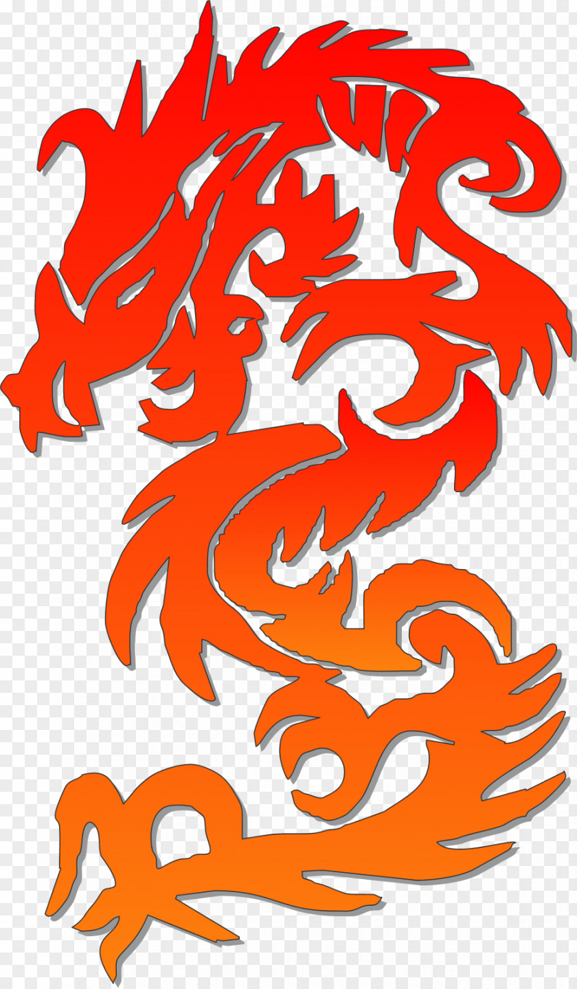 China Paper Chinese New Year Dragon PNG