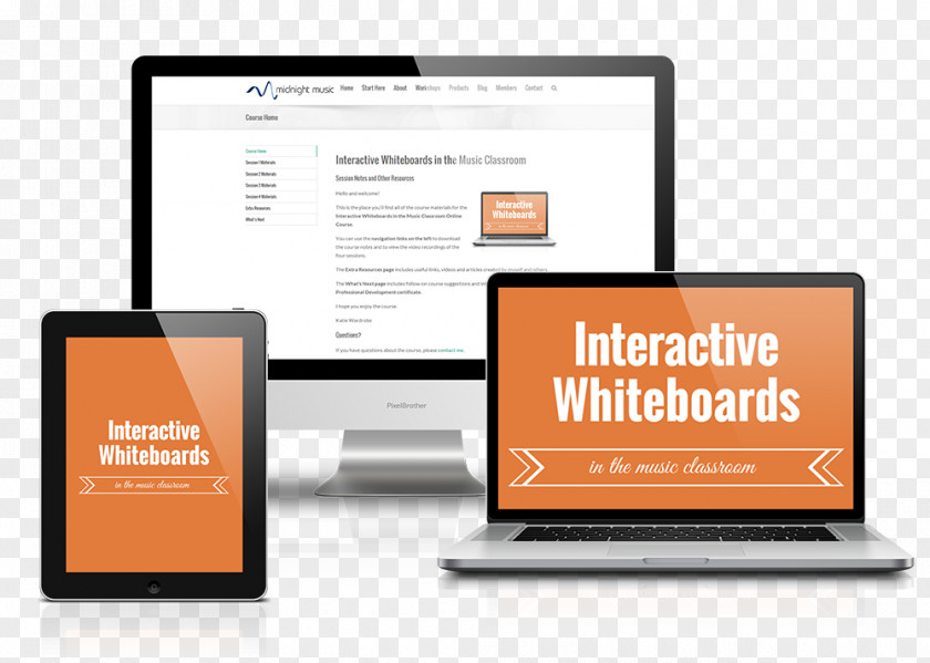 Interactive Whiteboard Web Development Design PNG