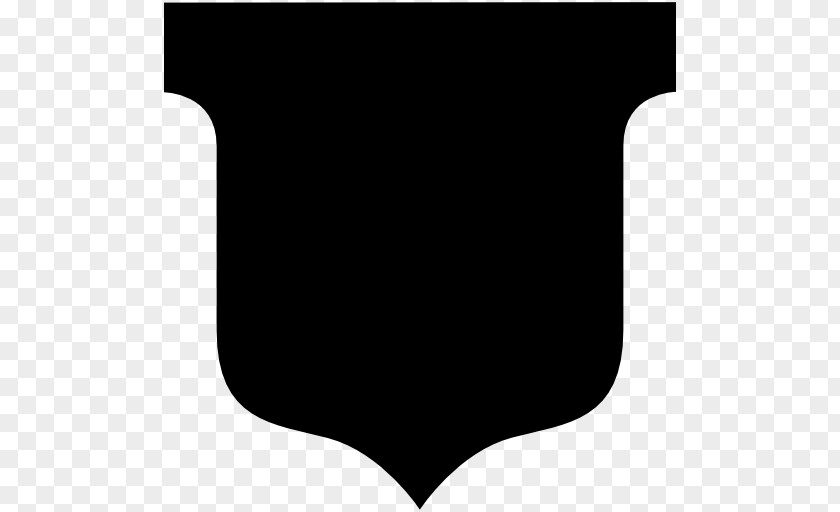 Shield Shape Silhouette Symbol PNG
