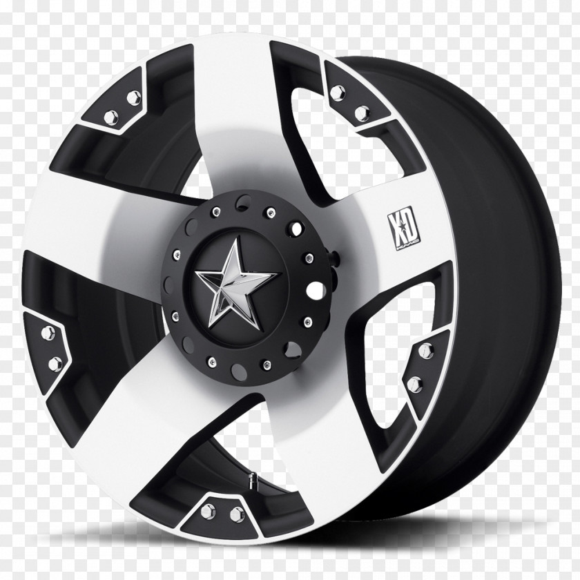 Bully Rockstar Car Rim XD Series Wheels XD775 Matte Black Wheel Sizing PNG