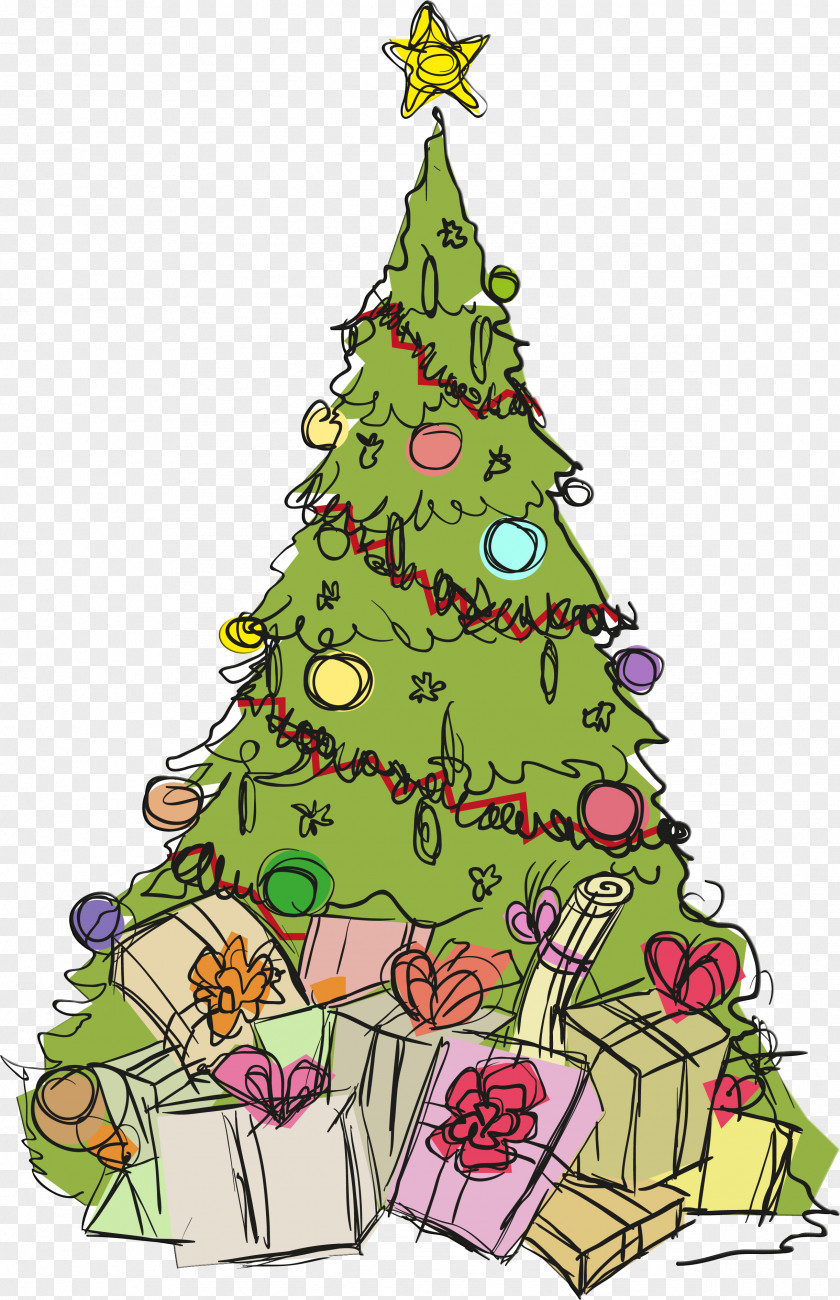 Christmas Tree Ornament Clip Art PNG