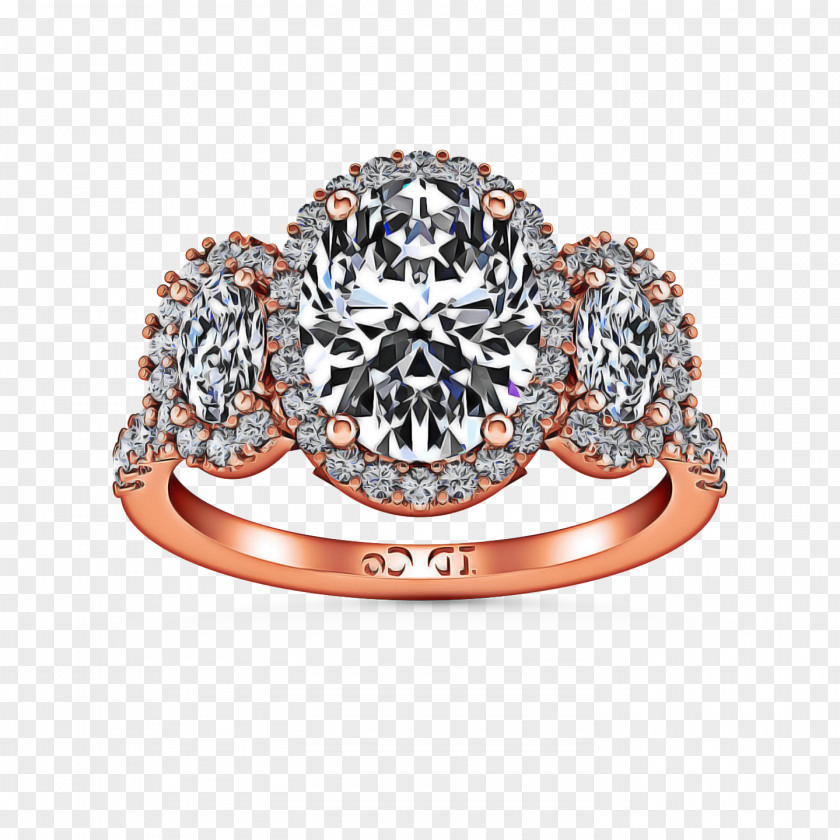 Crystal Body Jewelry Wedding Ring Silver PNG