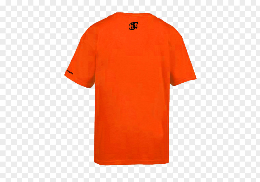 Orange T Shirt Long-sleeved T-shirt Pocket PNG