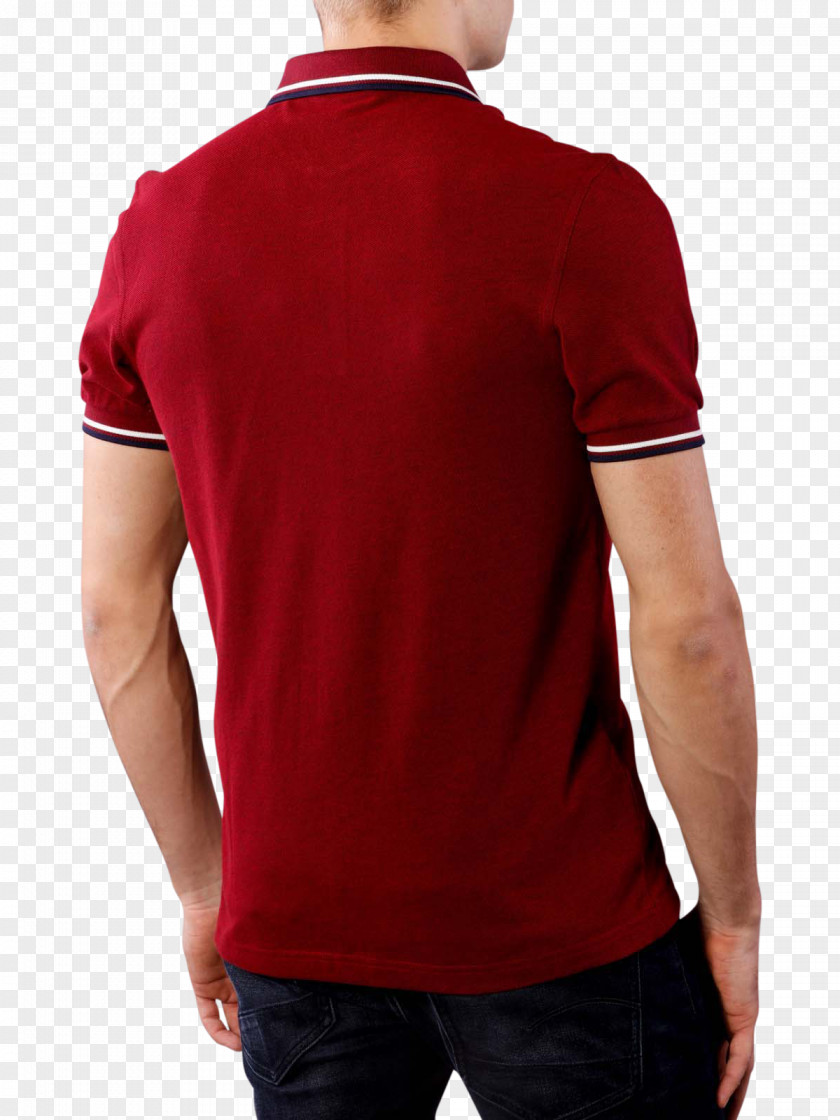 Polo Shirt T-shirt Tennis Shoulder Maroon PNG